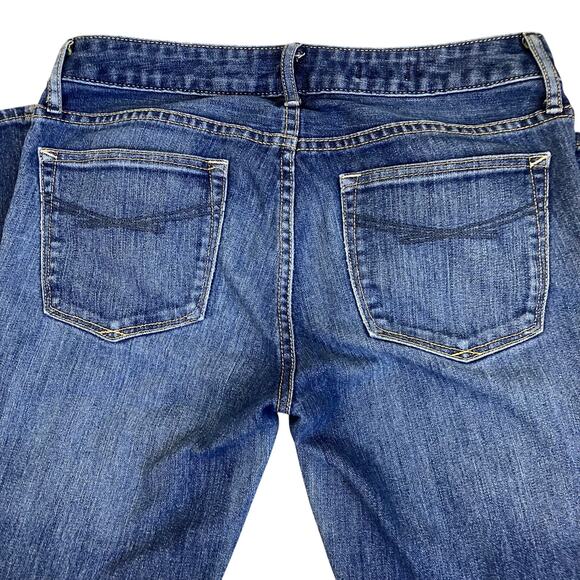 GAP 1969 Sz 28/6 Long Curvy Low Rise Boot Cut Jeans Med Wash Y2K Flattering - Picture 7 of 16